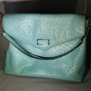 Kate Spade Leena A La Vita Ostrich Shoulder Bag